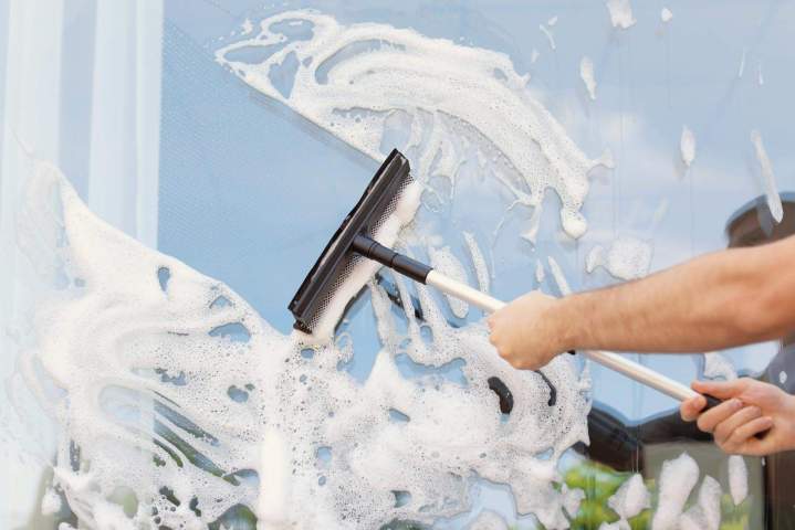Lavage de vitre